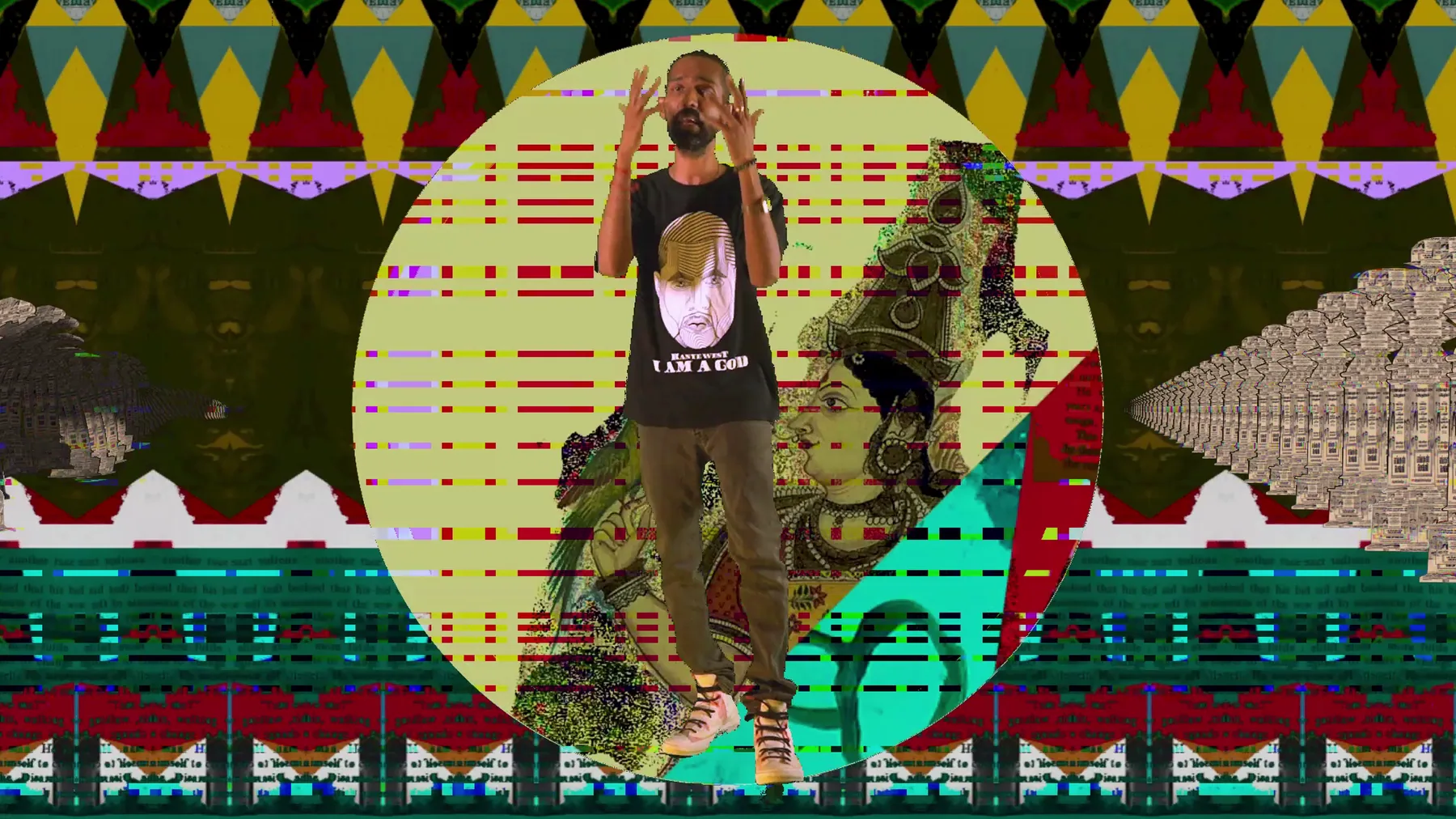 Generated visual composition from the Kadhaigal music video.