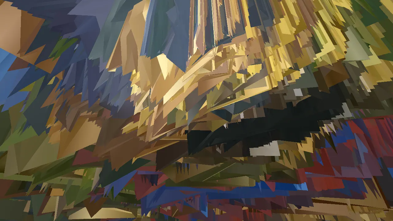 Generative Television Dust collage